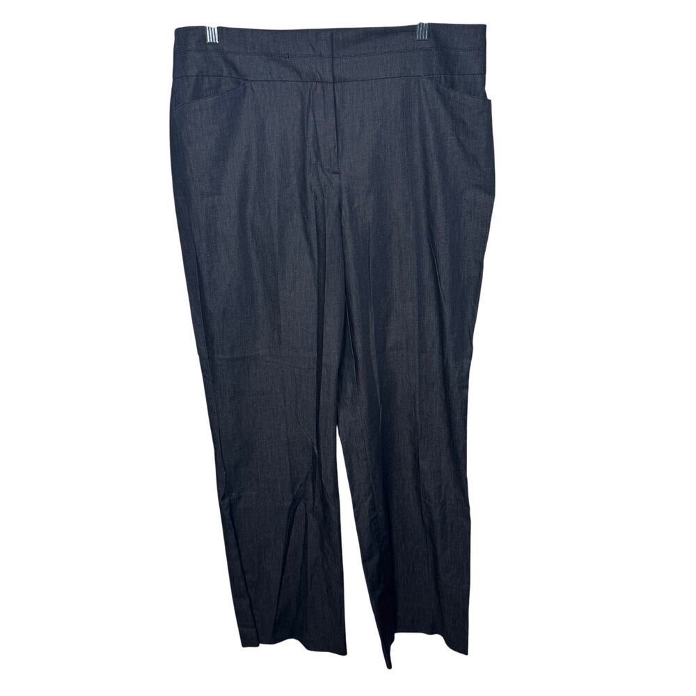 Ann Taylor LOFT Curvy Fit Trouser Pants Women’s 10 Gray Stretch Career Work
